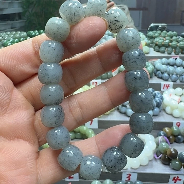 手链未镶嵌和田玉新疆青花老型卡12