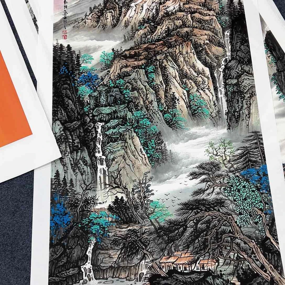 主***畅国画宣纸国画纯手绘作品