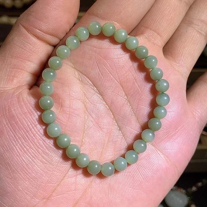 【闪购商品】未镶嵌手串和田玉（碧玉）