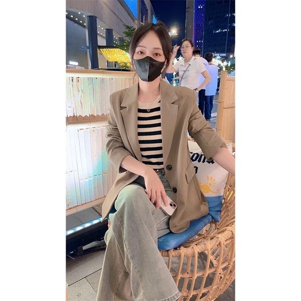 2025年轻奢西装外套女西服时尚气质百搭春季套装