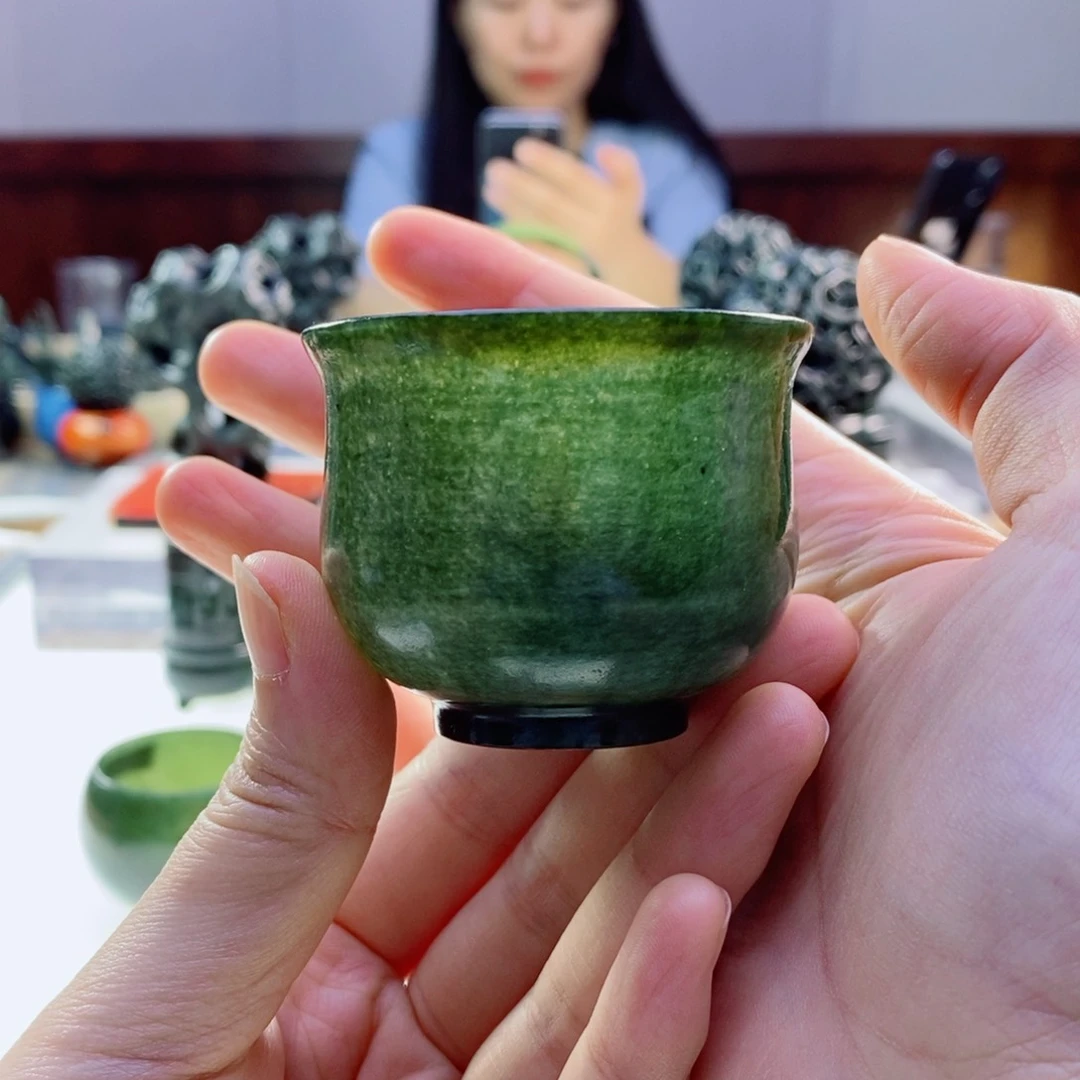 未镶嵌和田玉（青玉）摆件