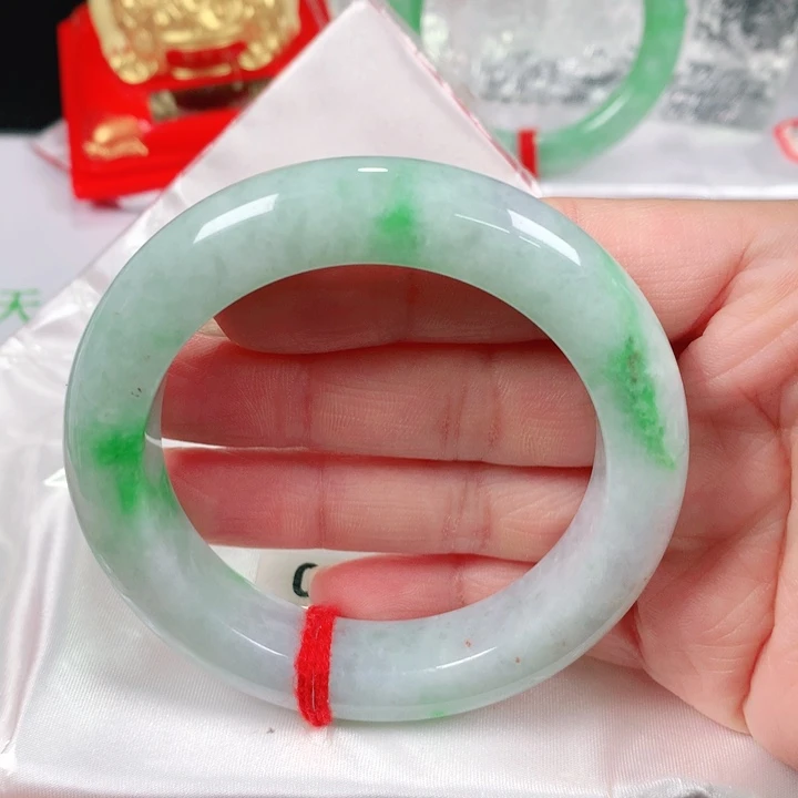 未镶嵌手镯翡翠   编号0167 正圈54+