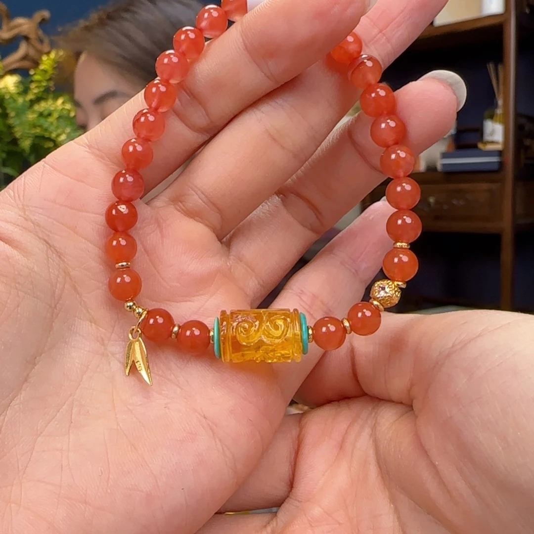 南红玛瑙手链未镶嵌111111111111