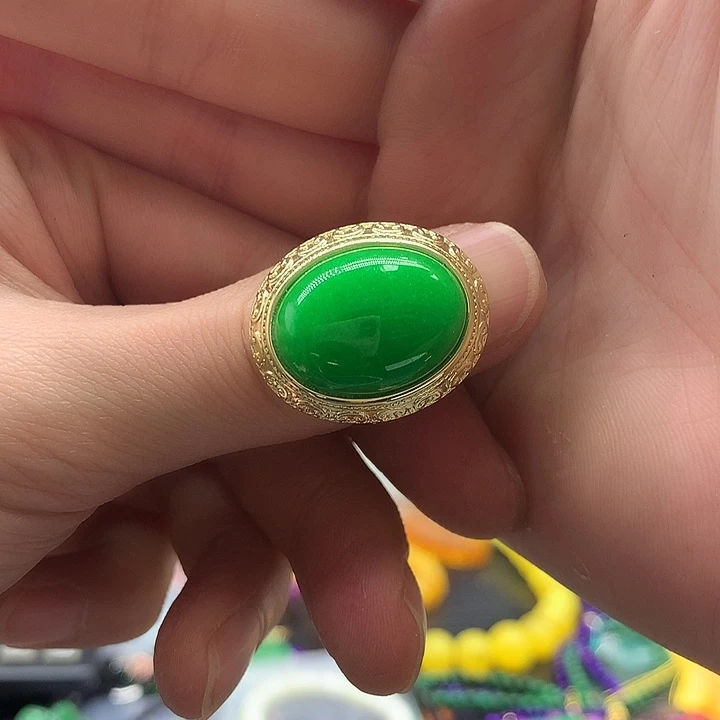 翡翠银S925镶嵌颈饰