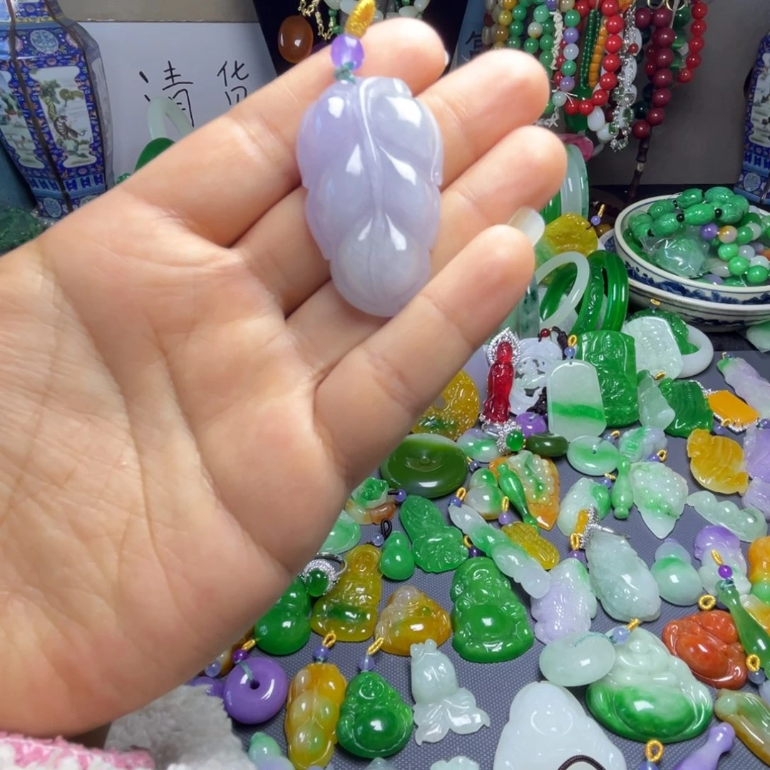 翡翠未镶嵌手链翡翠未镶嵌颈饰手饰挂件