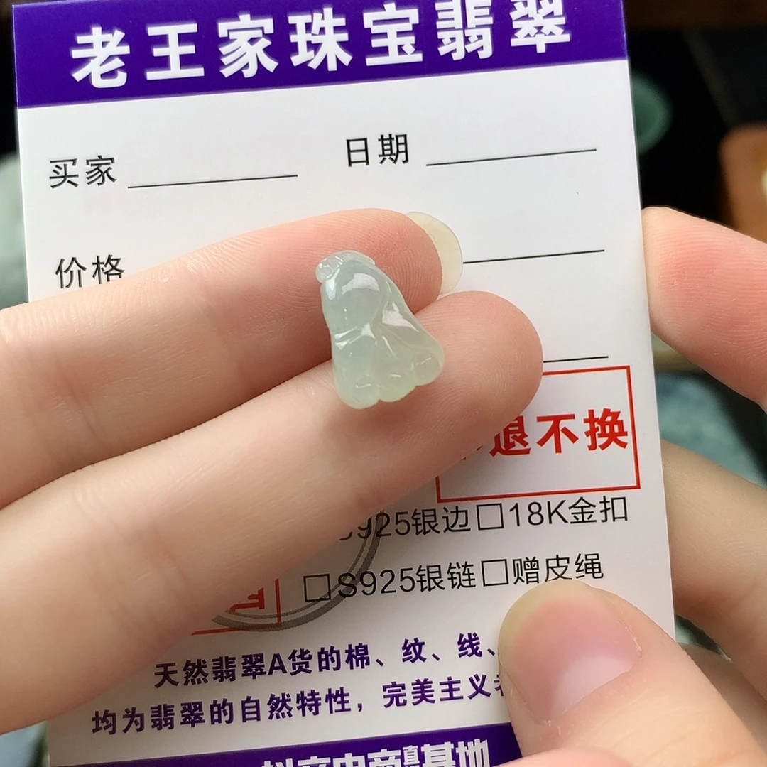 翡翠未镶嵌颈饰人生