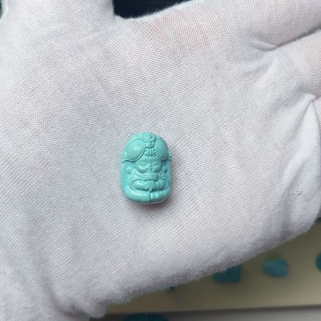 绿松石合金吊坠(不含链)