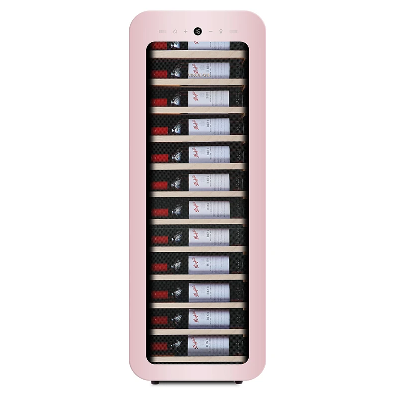 Vinocave/维诺卡夫JC-108A红酒柜纤薄小型客厅家用复古恒温红酒柜
