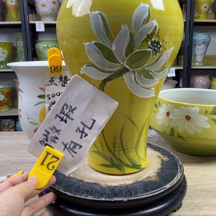 景德镇高温陶瓷花盆
