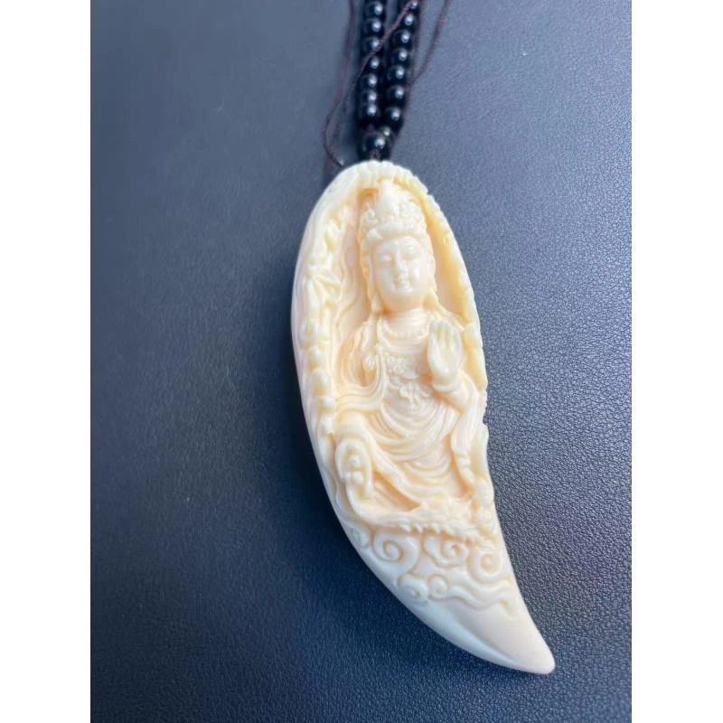 3013-观音精雕精选把件 无礼盒