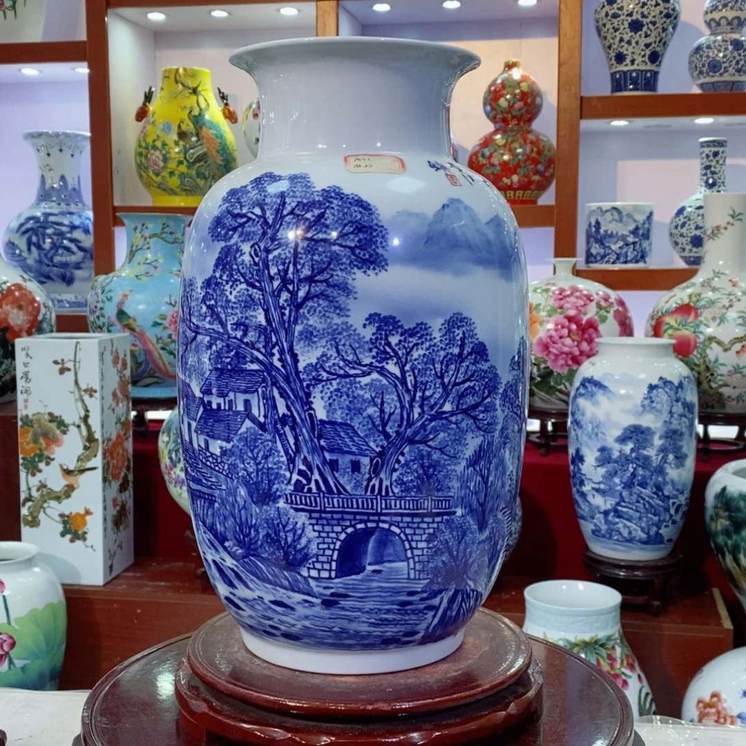 瓶景德镇陶瓷手绘