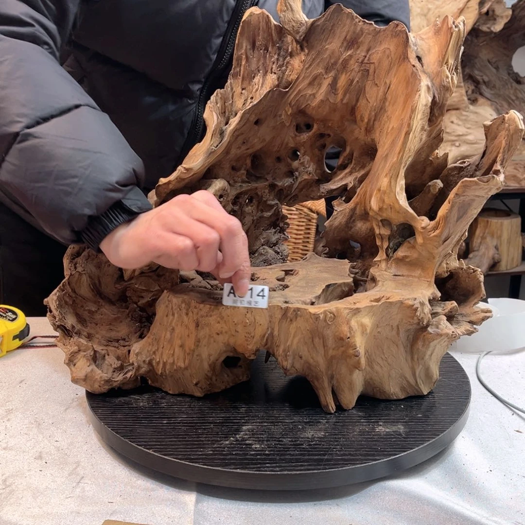 木用****2根雕小底座无拼接314