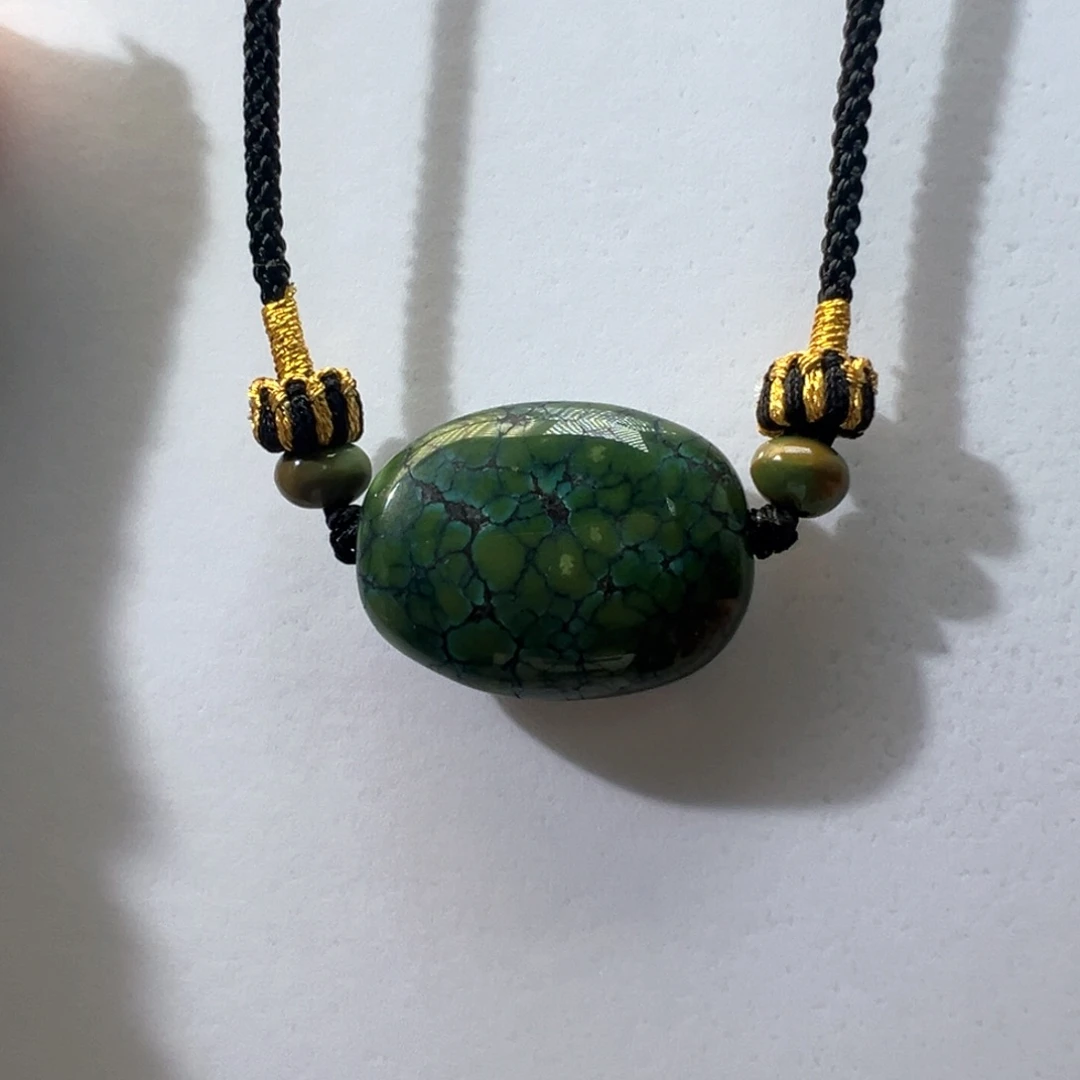 绿松石未镶嵌挂件