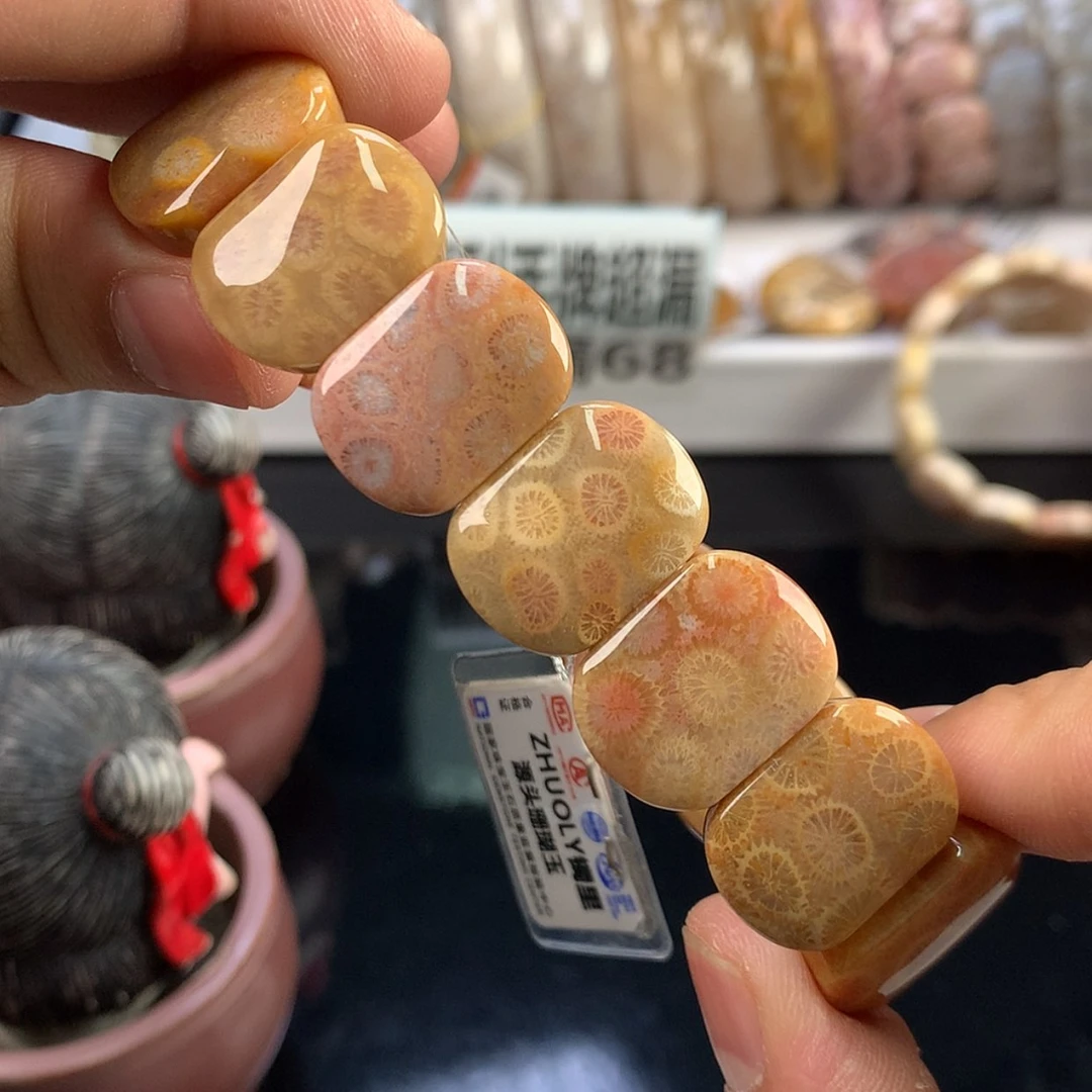 【闪购商品】硅化珊瑚（珊瑚玉）手镯未镶嵌28号