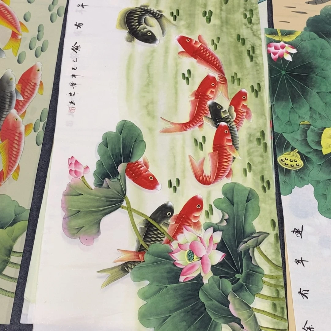 国画140✖️70工笔画画画画画画