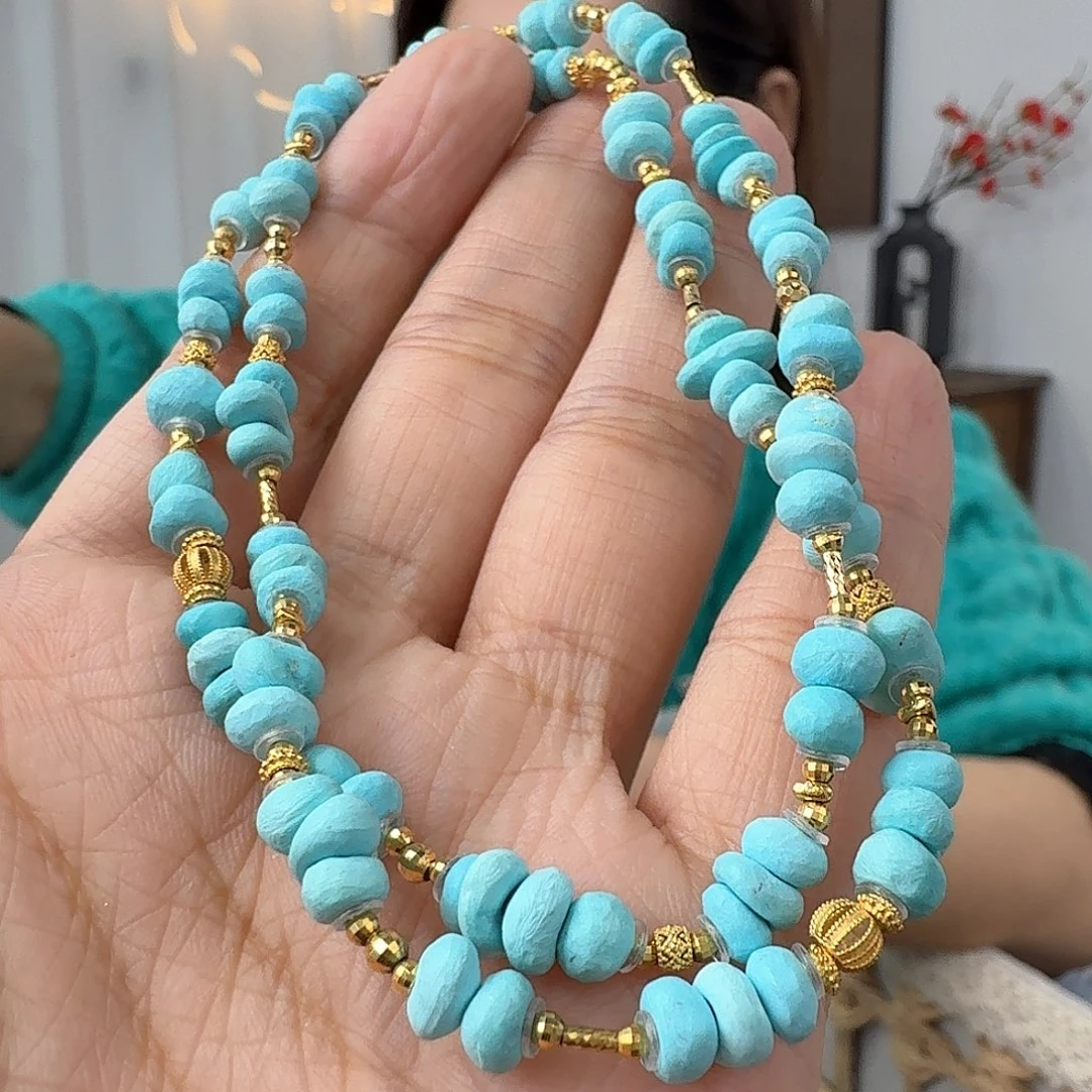 绿松石未镶嵌挂件