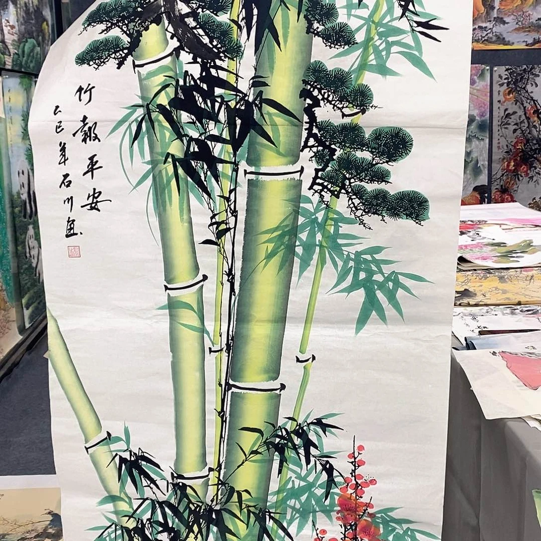 国画国画手绘作品