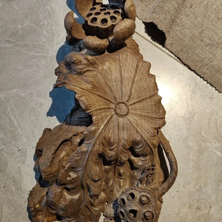 鱼***姐金丝楠小叶金丝楠阴沉木摆件