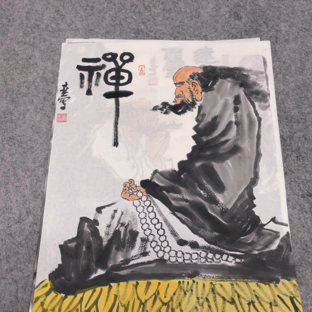 国画1.4平尺纯手绘国画作品