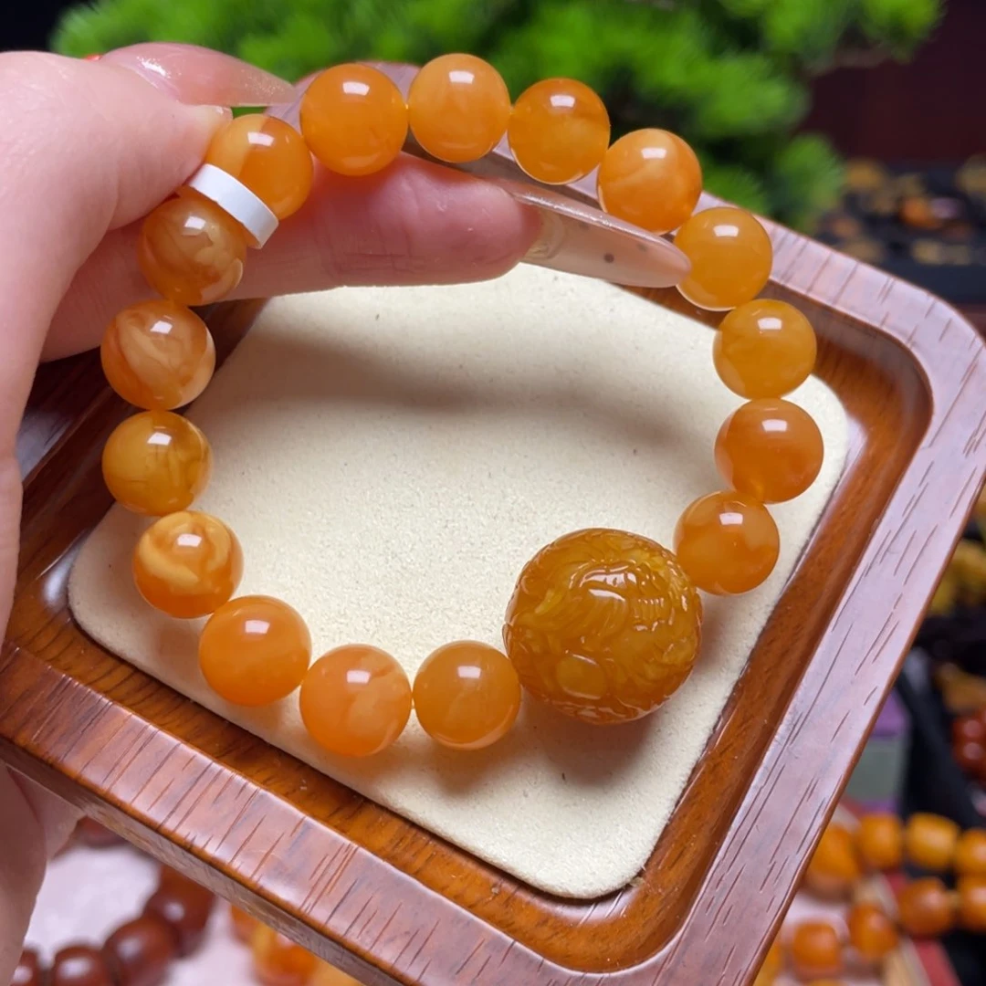 蜜蜡手链未镶嵌手串