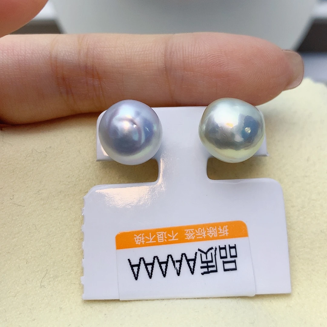耳饰海水珍珠银S925镶嵌W71