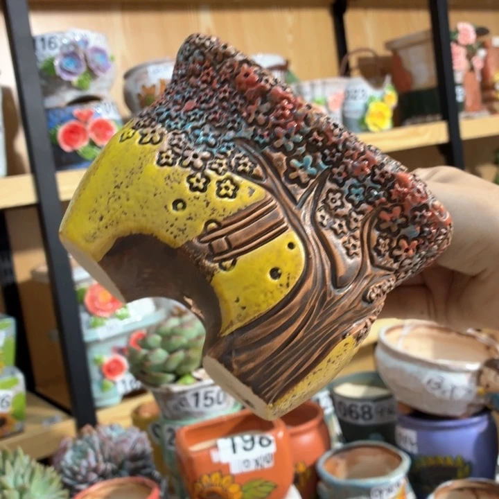 多肉花盆满15包邮