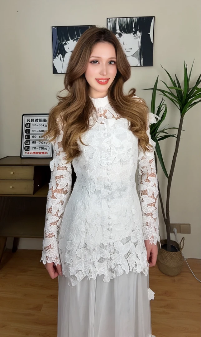 气质名媛风重工套装刺绣上衣搭配长款网纱半身裙春夏新款蕾丝