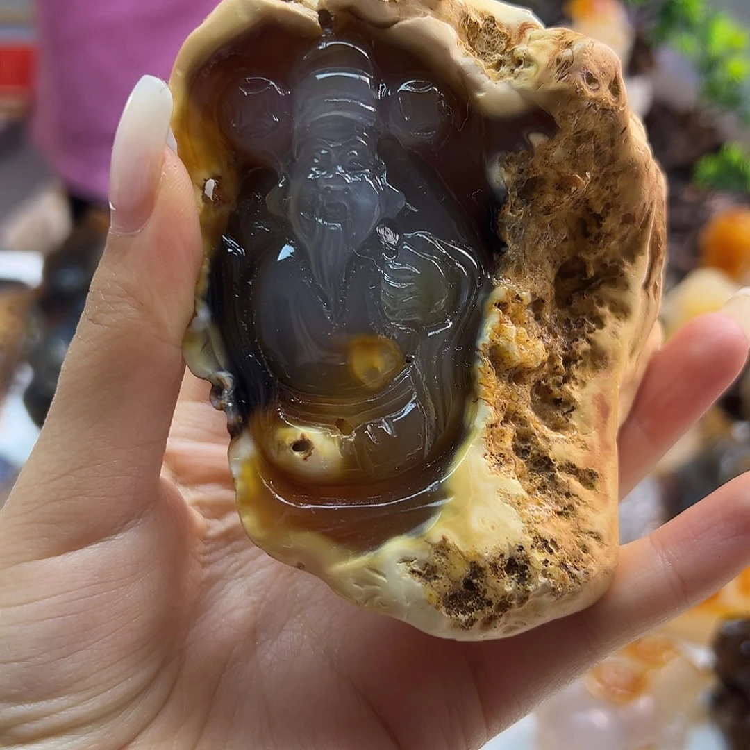 玛瑙/玉髓未镶嵌吊坠(不含链)