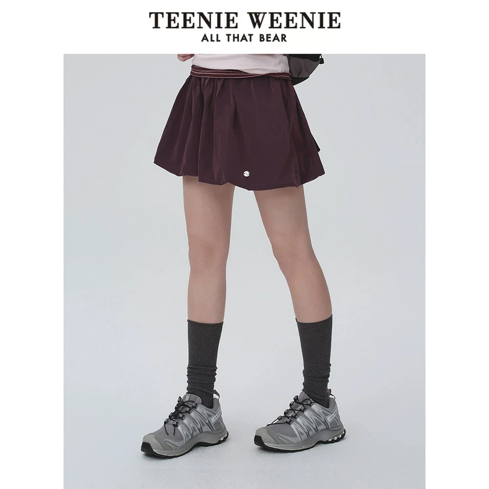 #TeenieWeenie小熊半身裙25夏新款甜美时尚花苞短裙女TTWH256425N