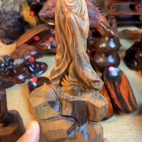 木用****9大红酸枝摆件