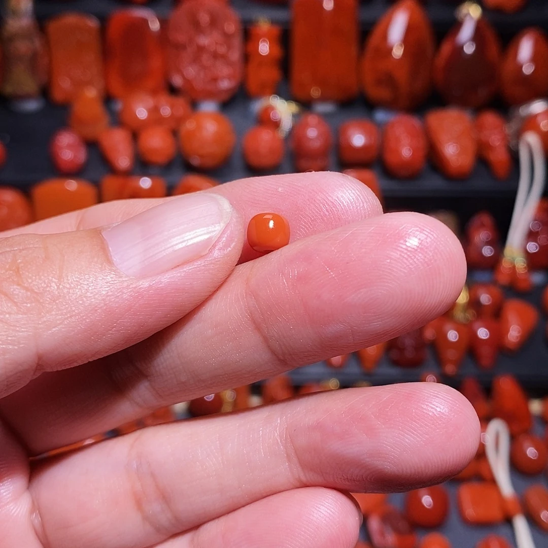 ****静南红玛瑙未镶嵌老型6