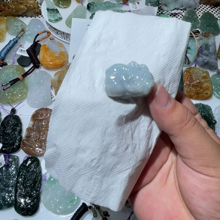 翡翠项链未镶嵌天然