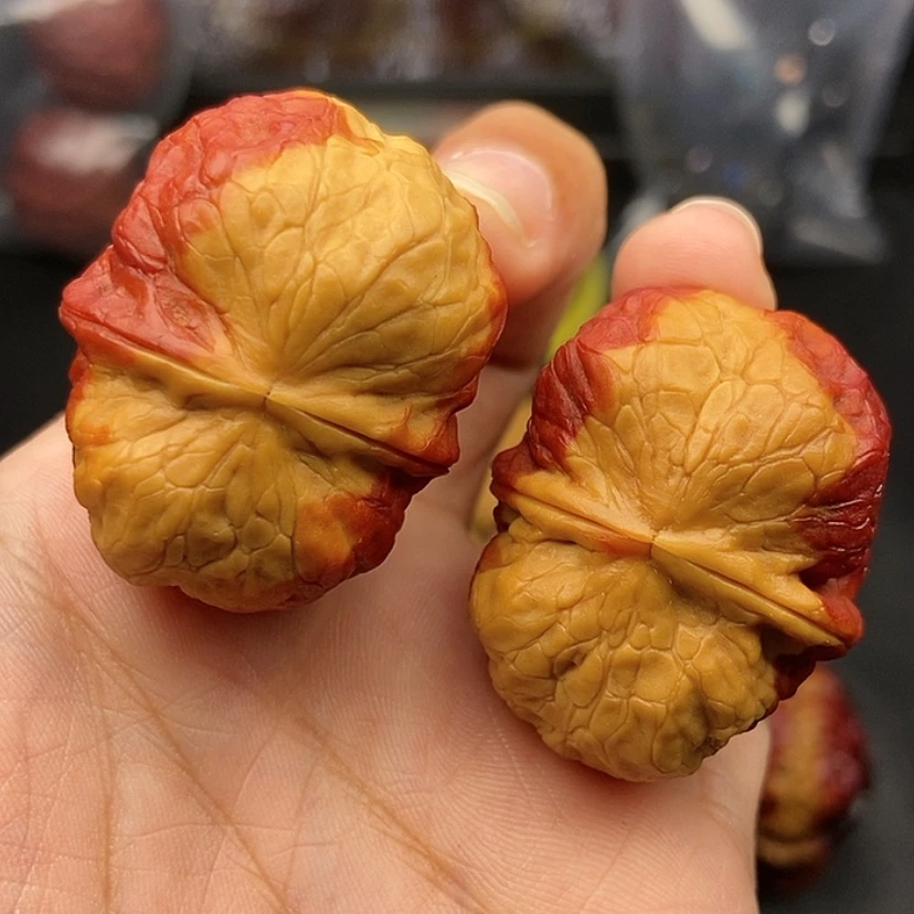 【闪购商品】把件文玩核桃37尺方尊金蟾