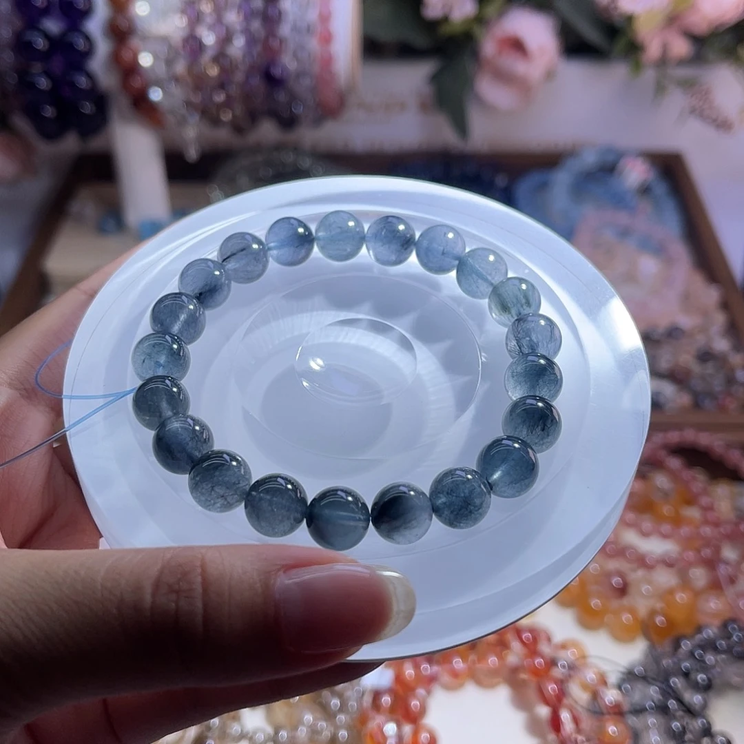 紫锂辉辉石未镶嵌蓝兔