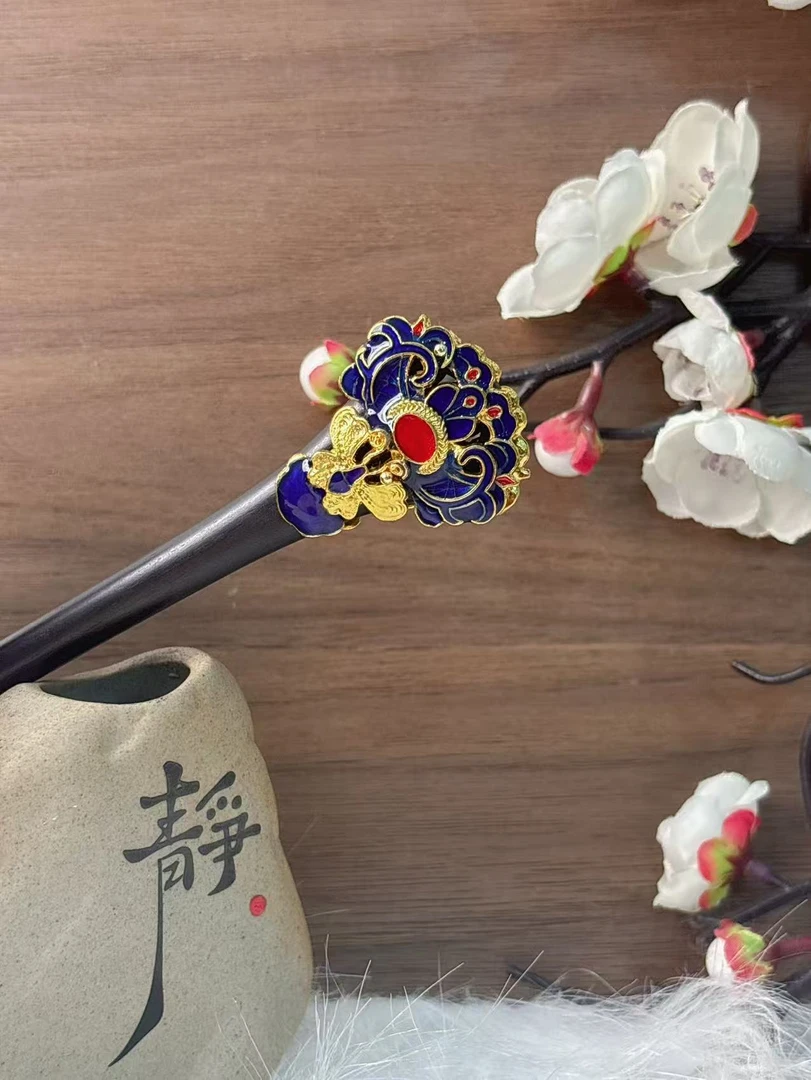 炑歌K93单簪双面气质百搭时尚18公分发簪