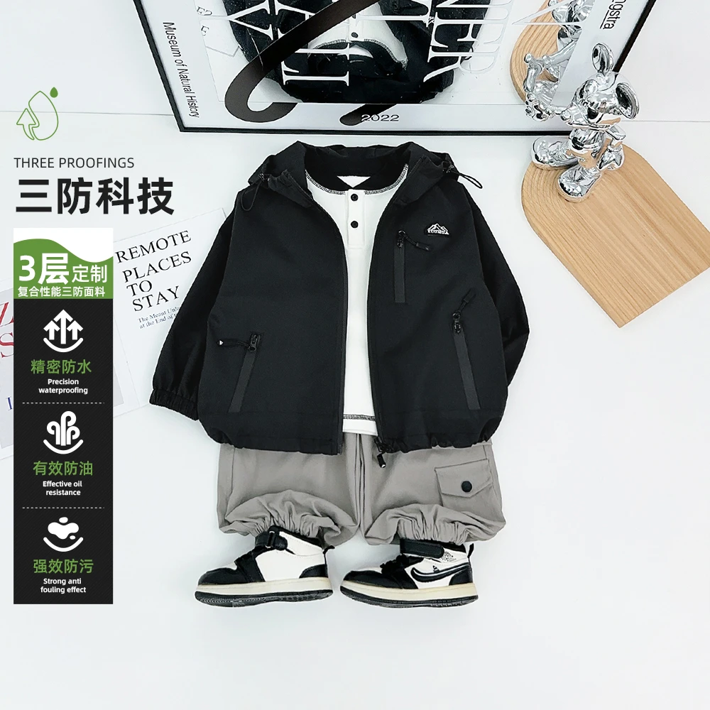 童装男童外套秋冬季2025新款儿童夹克 BQ251092Y 悠悠童话童装