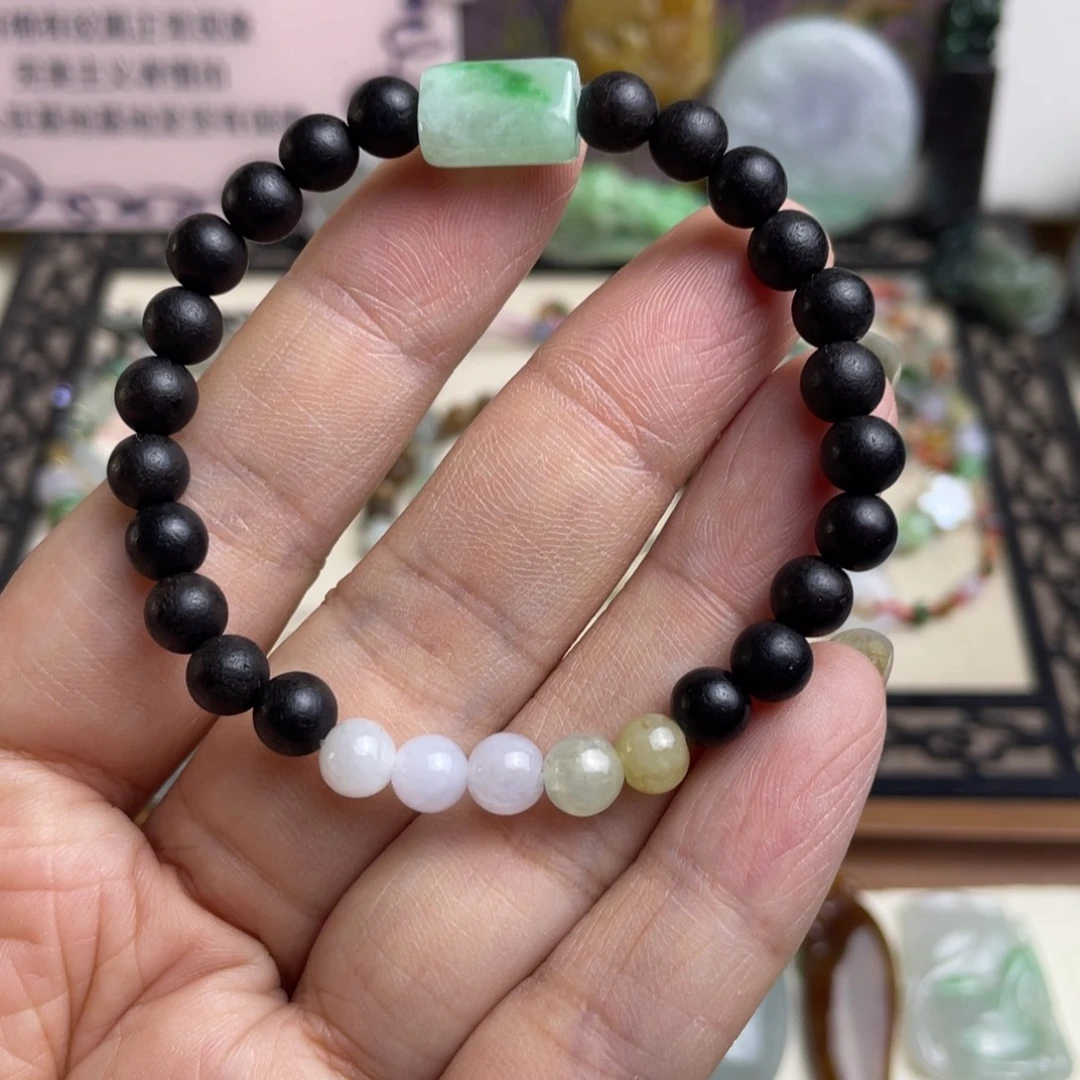 翡翠未镶嵌手链特价木珠手链