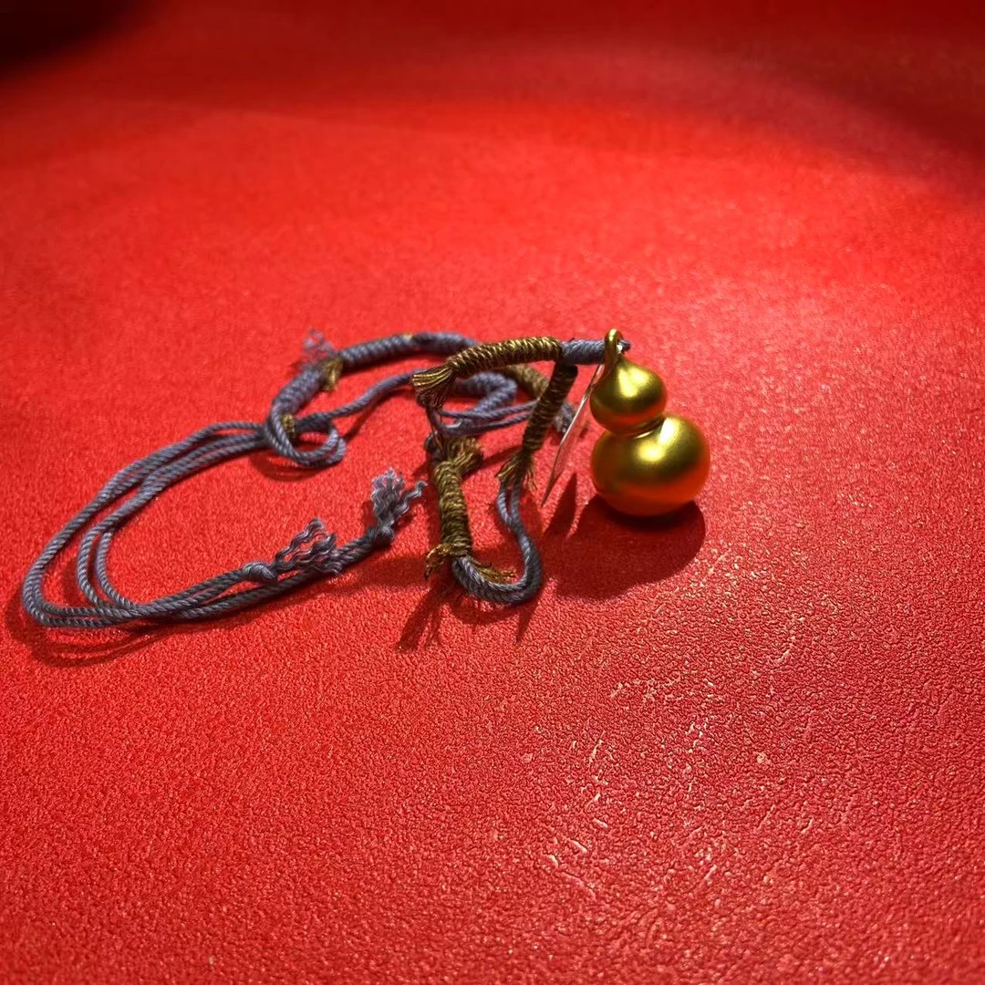 【足金葫芦编制项链】-福公子-足金-多样性一件发货-S382无鉴赏期