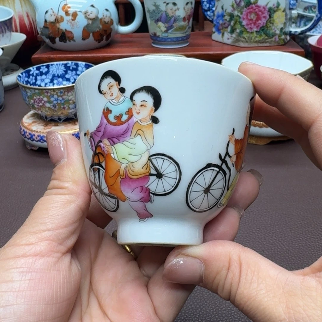 瓷片景德镇仿古手工制作精品展示