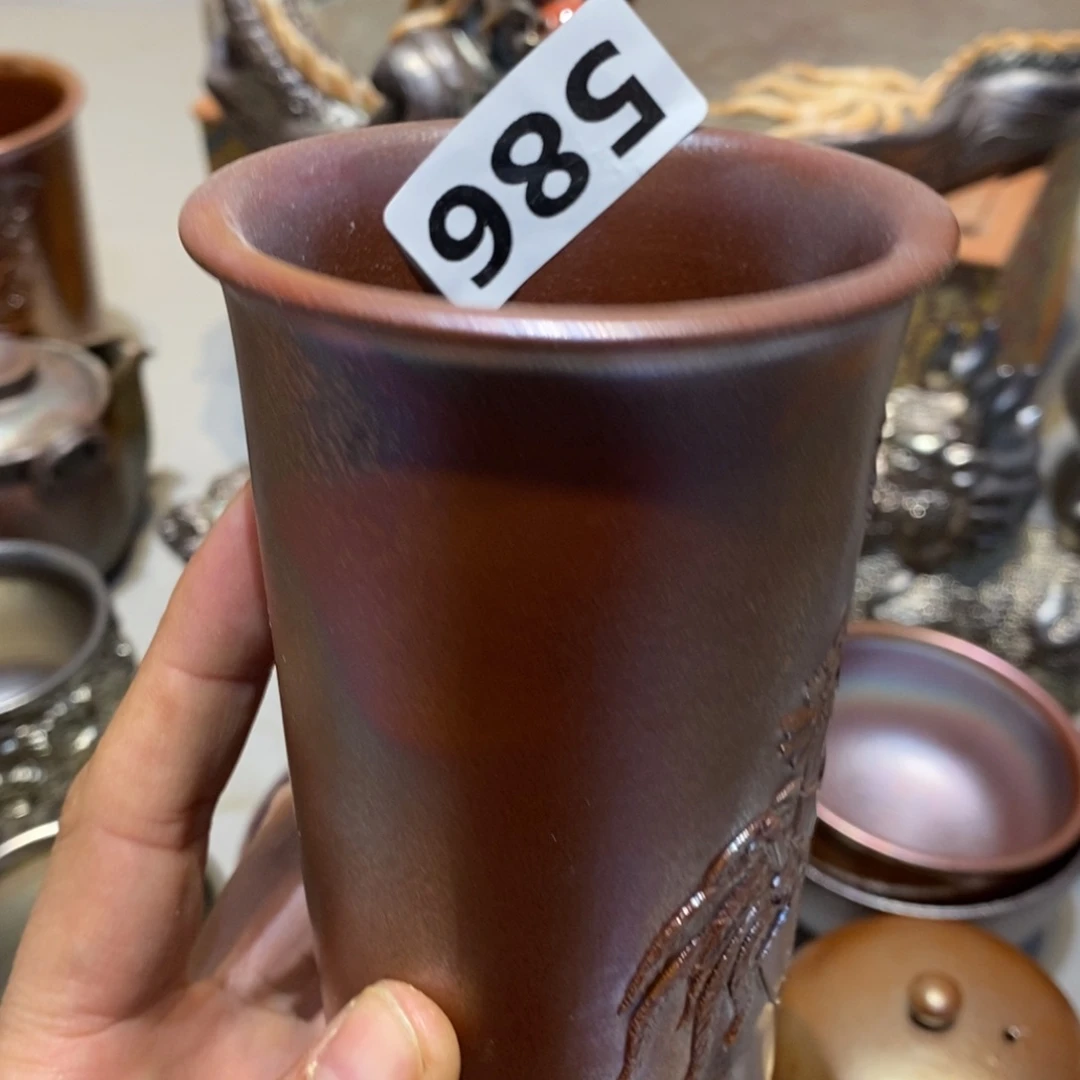 柴烧茶具陶瓷杯子