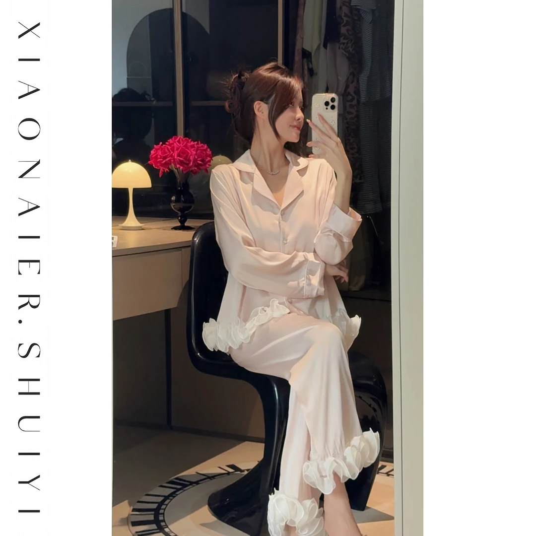 【柔雾梦境】印花高级感家居服对襟显瘦气质感睡衣可外穿