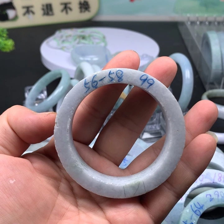 定制翡翠未镶嵌天然缅甸翡翠手镯