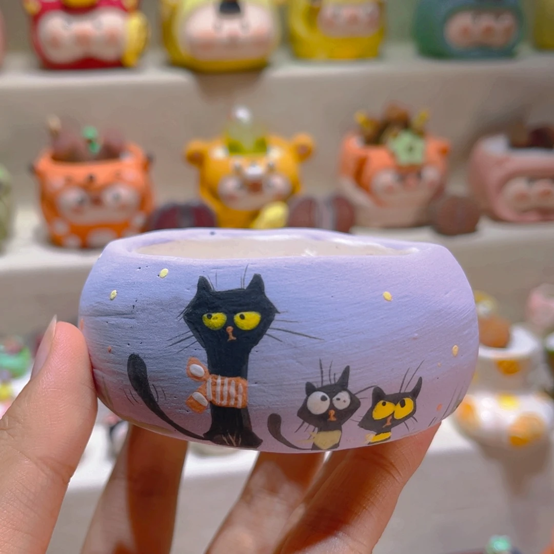 066纯手工制作重工盆盆
