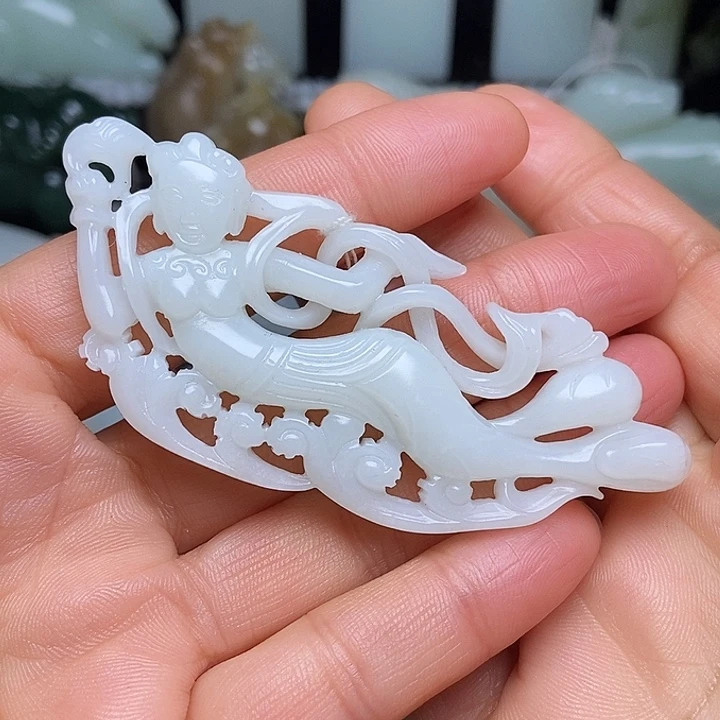 吊坠(不含链)未镶嵌和田玉