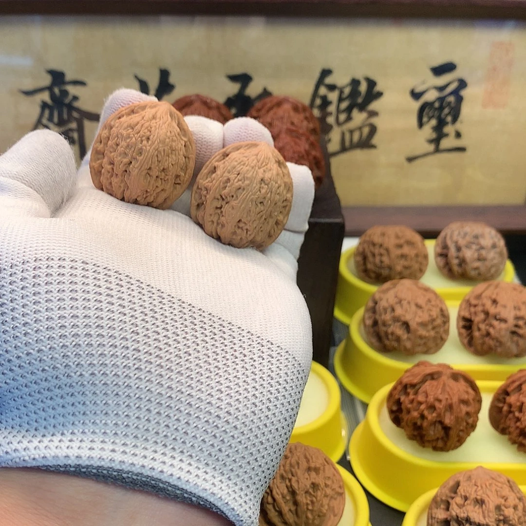 把件文玩核桃承德密纹