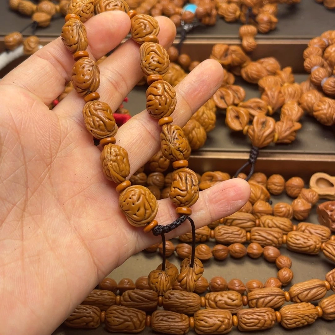 @***～桃核手串龙纹桃核25