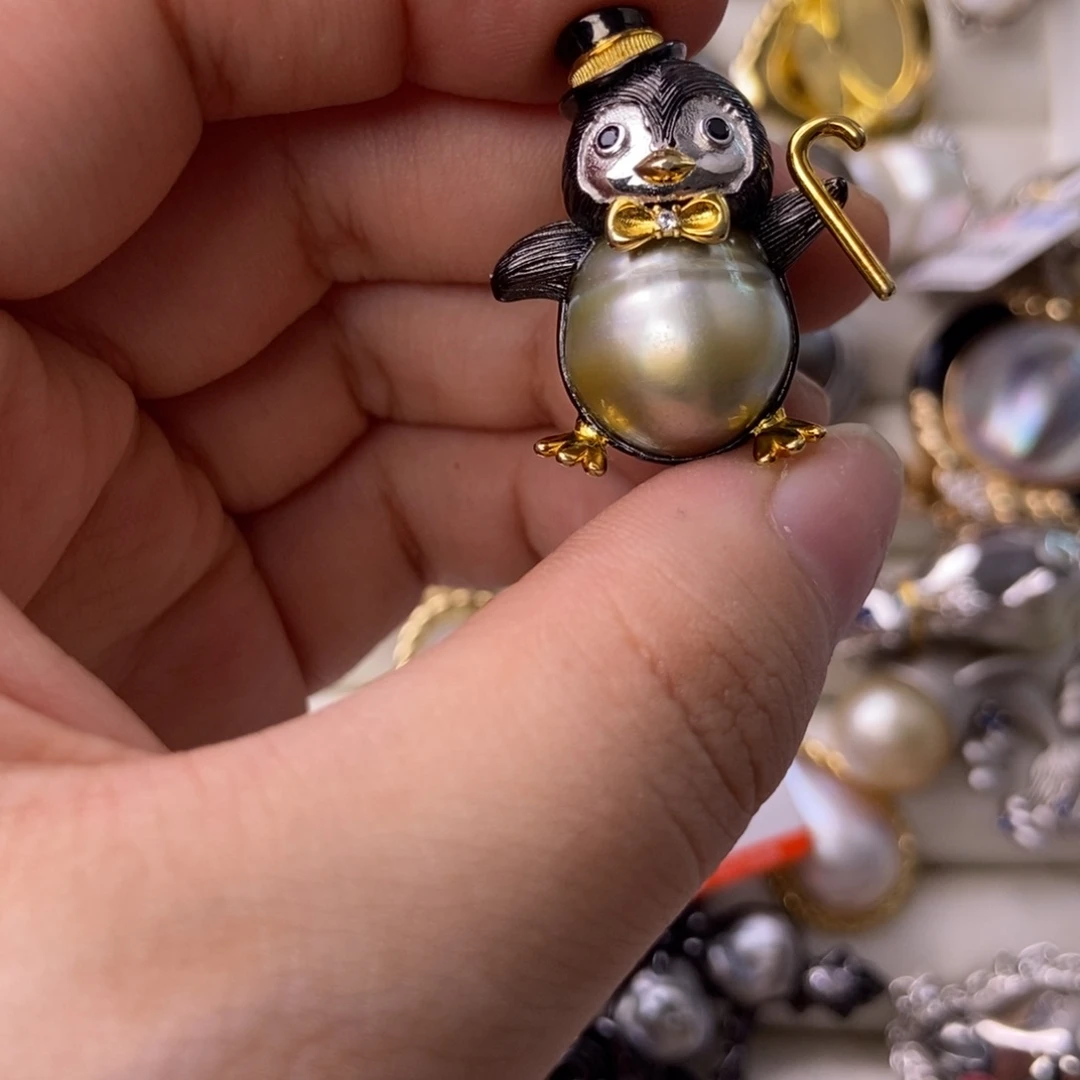 愿***～颈饰银S925镶嵌海水珍珠