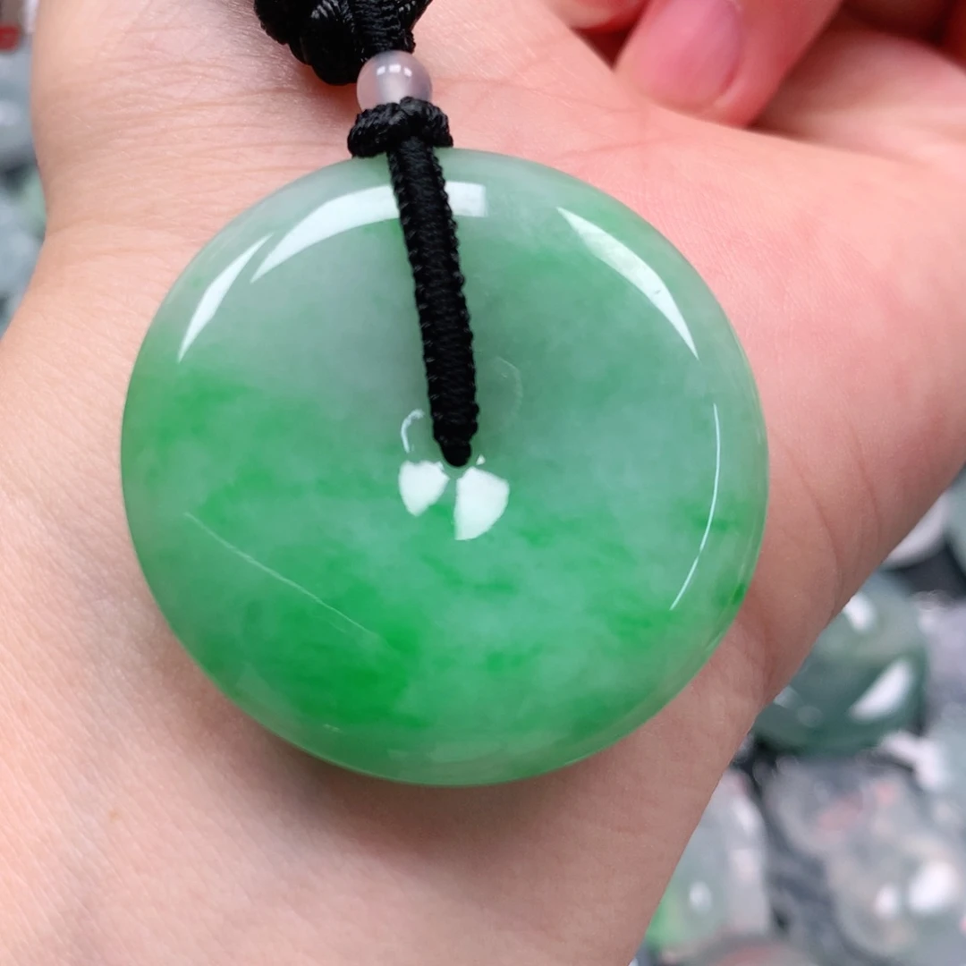 颈饰未镶嵌翡翠天然翡翠