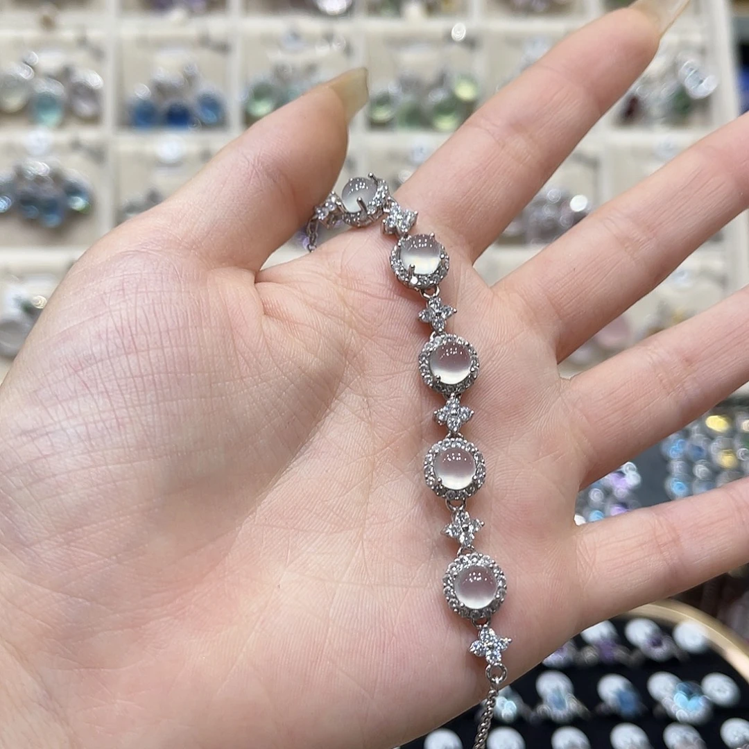 藏***雾蛇纹石玉银S925镶嵌戒指