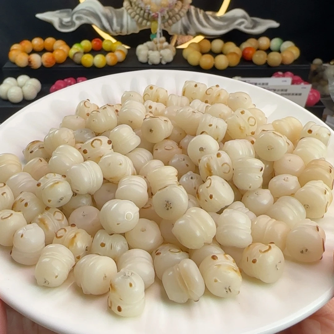 手串菩提根/象牙果微瑕卡12炭烤招财猫20颗（2单宠10颗）